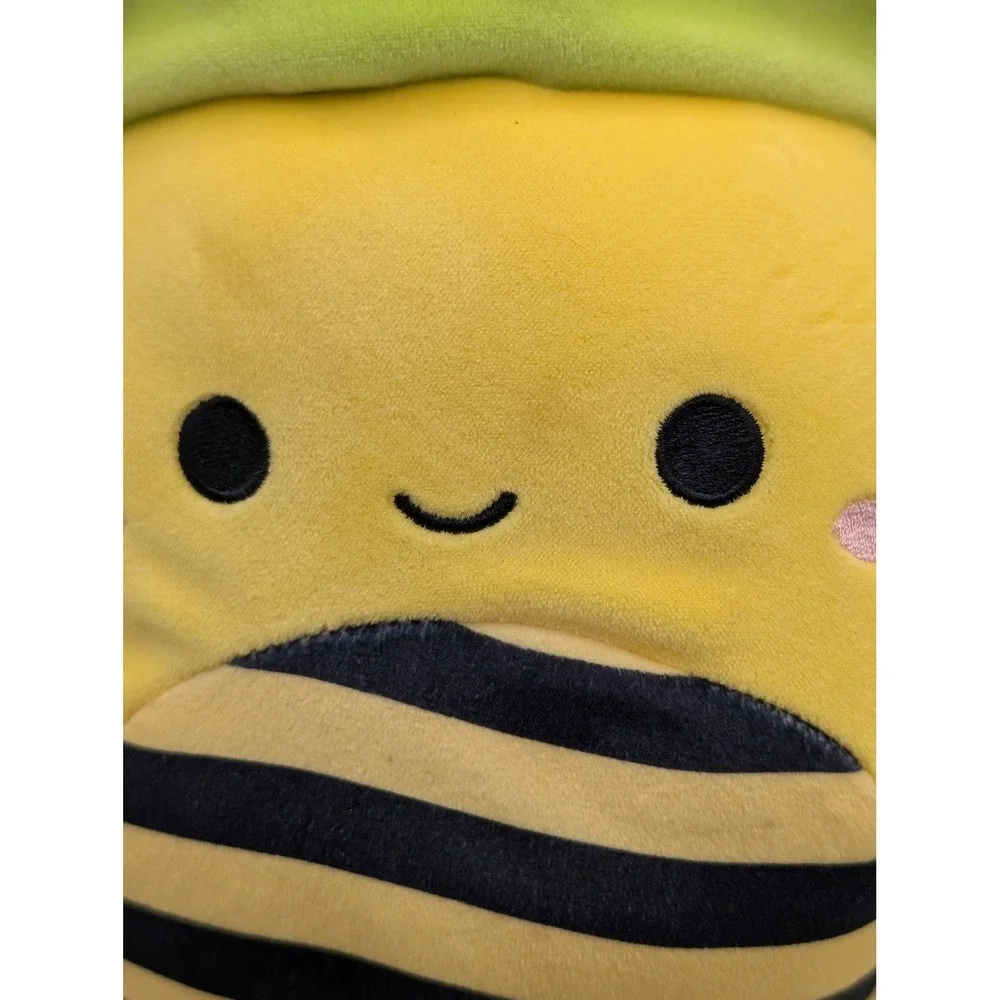Squishmallows Sunny the Bee 8 Inch Plush Yellow Bumblebee with Green Beret Hat‎